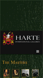Mobile Screenshot of hartegalleries.com